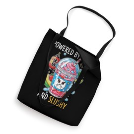 Powered by K-Pop & Slushy - Kawaii Fan Aesthetic Outfit for Tote Bag