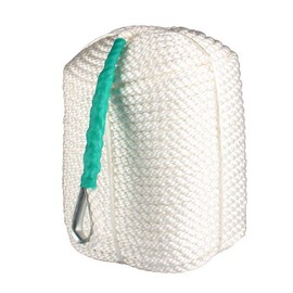 Bang4buck Super Strong 1/2 Inch x 300 Feet Three Strand Braided Boat Lines Dockline with Thimble 5850 Pound Breaking Strain Green