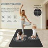 Foldable Yoga Mat 74"x47.2"x 0.4" – Large Yoga Mat