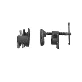 kwb Pipe Screw Clamp 2-Piece for Steel Pipes / Double Nipple 44593 Inch for Gluing/Clamping Table Tops, River Table and Large Workpieces, Body Clamp/Gluing Clamp