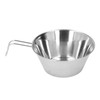 3 PCS Stainless Steel Camping Bowl Set Portable BBQ Folding