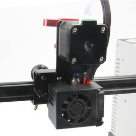 Befenybay - Kit de soporte de extrusora directa para impresora 3D con motor paso a paso fácil de imprimir filamento flexible para Creality Ender-3, Ender 3 Pro, CR-10, CR-10S (kit de placa de soporte con motor)