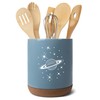 Elanze Designs 8 inch Galactic Stars and Planet Ceramic Kitchen