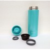 The-peacock AMN-40 AQ Peacock Water Bottle, Stainless Steel Bottle, Screw