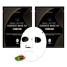 Rohasis LOHASIS Snail Essence Mask 10 sheets x 3/Snail Mask Pack / 로하시스 스네일 에센스 마스크 10매 x 3/달팽이 마스크팩