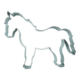 BekkiB 1134 Horse Cookie Cutter Approx. 11 cm Stainless Steel Dishwasher Safe