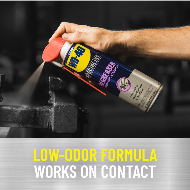 WD-40 Specialist Degreaser with Smart Straw, Heavy-Duty Degreaser for Breaking