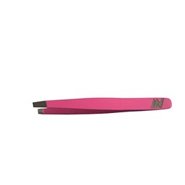 Tweezers for Facial Hair Women & Men Professional Stainless Eyebrow Tweezers Slanted Tip for Accurate & Precise Grooming of Eyebrows Ingrown Hair Tweezers (Pink)