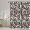 Light Beige Leopard Print Shower Curtain Fun Stylish Bath Spaces