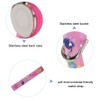 Children Watch Cartoon Pattern Waterproof PVC Strap Quartz Children WatchPink