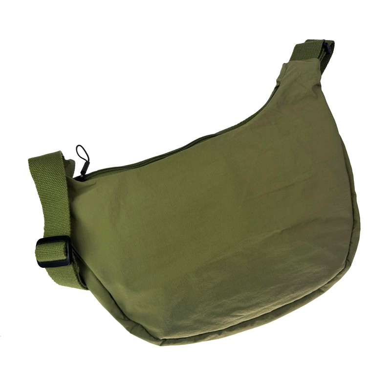 Sanxiner Crescent Bag for Women Men Nylon Crossbody Bags Multi-Pocket