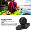 1 Inch Ball Mount Base Aluminum Alloy Rubber Universal Electronic