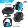 TINGJS Ear Protection Children's Noise Protection Headphones SNR 25 dB