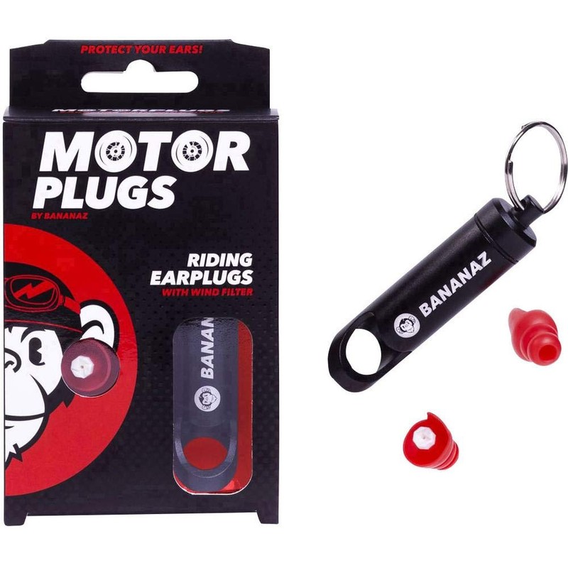 Bananaz Motorplugs Ear Protection Earplugs for Motorcycle Drivers & Motorsport