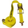 2 Tie-Down Ratchet Straps J-Hooks, 2 Heavy Duty 2" x
