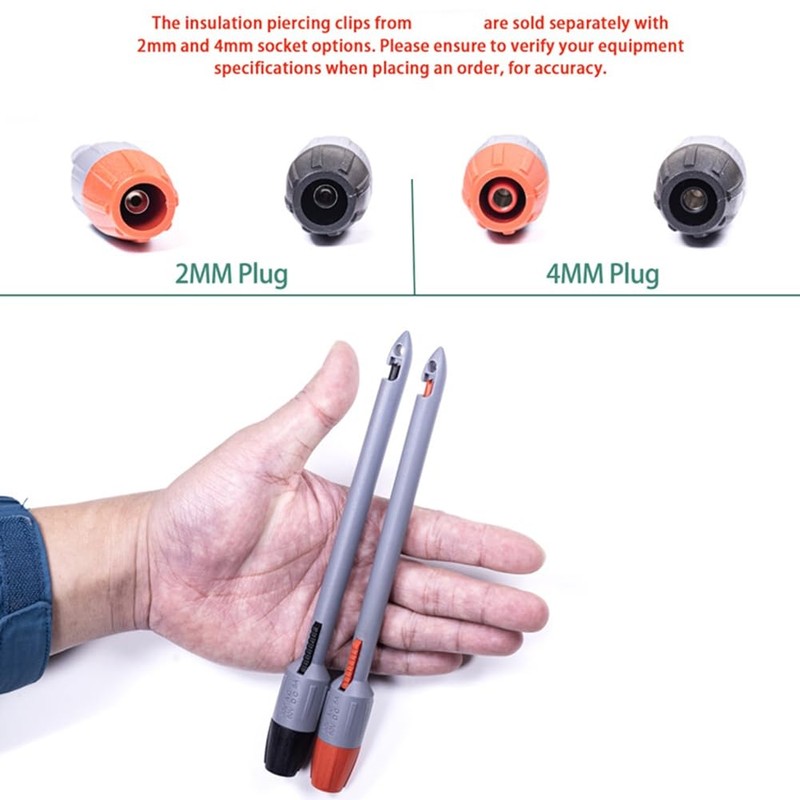 Vkyipg Insulation Piercing Clip Set, Banana Plug Connections,Wire Piercing,Piercing Probe