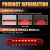 ZDEERAOTO Full LED 3rd Third Brake Light Replacement for Ford