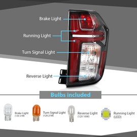 CHEDA Tail Light Rear Brake Lamp Assembly Right Side Compatible with Chevy Suburban Tahoe 2021-2023 84849417, GM2801322