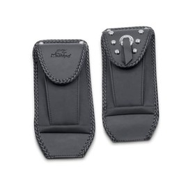 Mustang Motorcycle - 65-86 Harley Early FL Touring Tank Bib - Black