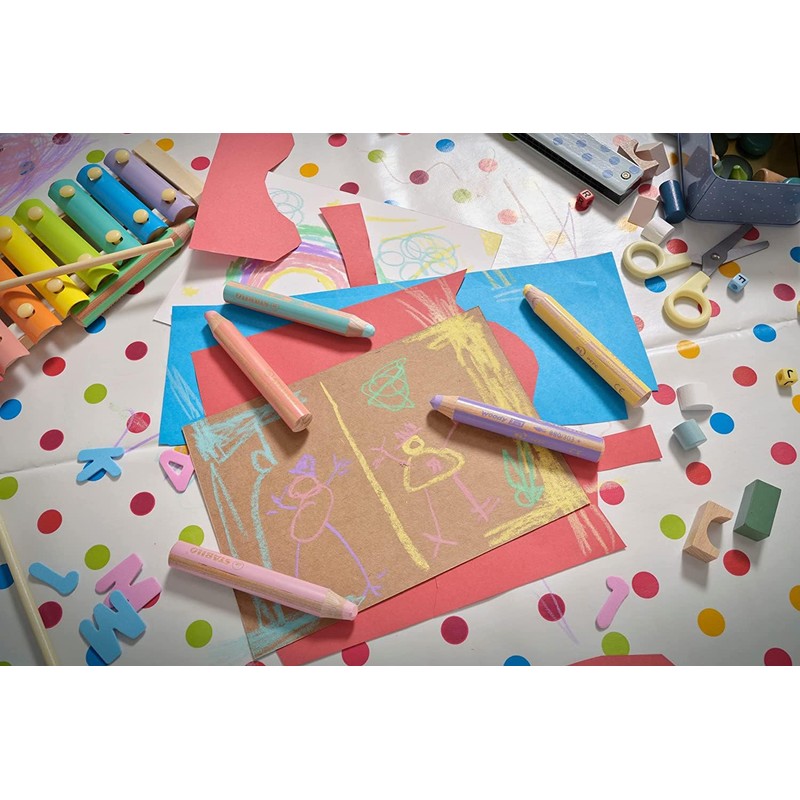 STABILO Multi-talented Pencil woody 3-in-1 - Pack of 3 Pencils