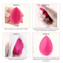 BEILI Beauty Blender Non-Latex Facial Makeup Sponge Set (4 Pcs In Box)