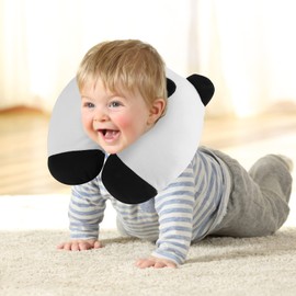 Travel Pillow, Children's Travel Pillow, Animal Neck Pillow, Head Chin Support Pillow, Cosy Pillow, U-shaped Pillow, Plush, Soft Neck Head Chin Support Pillow, Gifts (Panda)