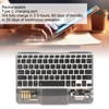 Bluetooth Keyboard Multifunction Ultra Slim Rechargeable Backlight RGB Tablet Keyboard