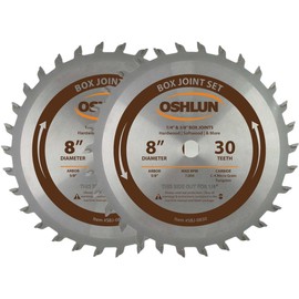 Oshlun SBJ-0830 8-Inch Box and Finger Joint Set