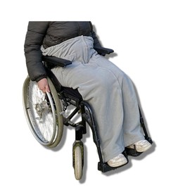 BundleBean Wheelchair Fleece Cosy wrap. Warm, Fleece Leg wrap, footmuff Fitting All Adult wheelchairs and Mobility Scooters. Easy to fit and Fasten. Cozy Toes Provides Warmth and Protection