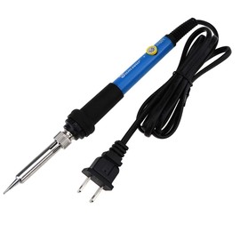 110V 60W Adjustable Temperature Electric Soldering Iron Welding Rework Repair Tool With 5pcs Solder Tip US Plug