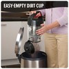 Dirt Devil Bagless Canister Vacuum Cleaner with Cord Rewind for