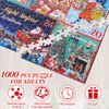 Civaner 1000 Piece Christmas Jigsaw Puzzles for Adults Christmas Advent