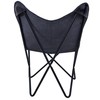 Shy Shy let's Touch The Sky Leather Butterfly Chair Black