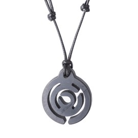 Keled Rocks labyrinth Shungite Stone Necklace