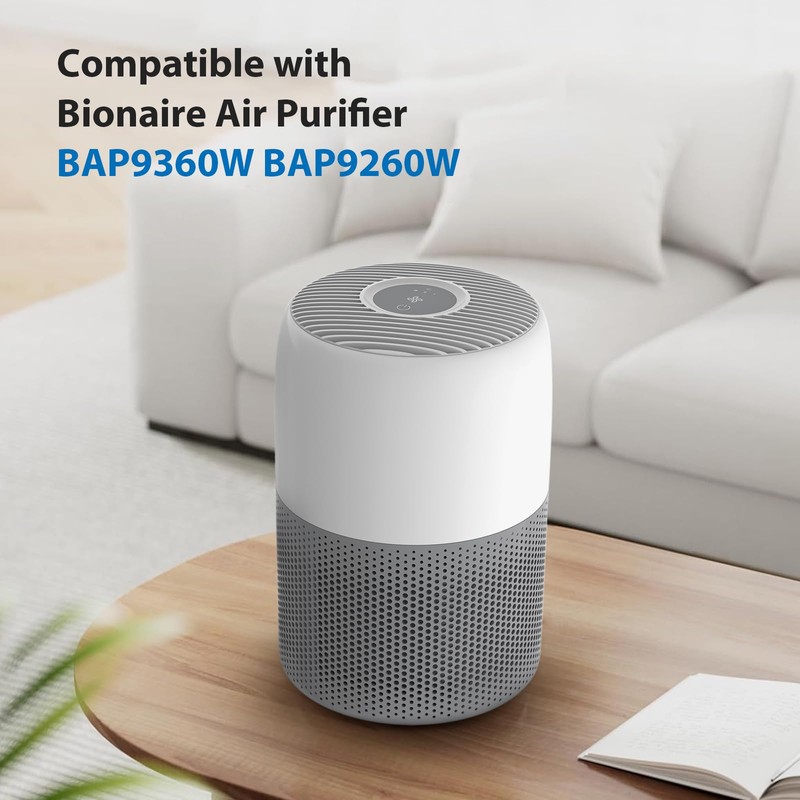 BAPF160 Replacement Filter Compatible with Bionaire BAP9360 BAP9260 Air Purifiers,