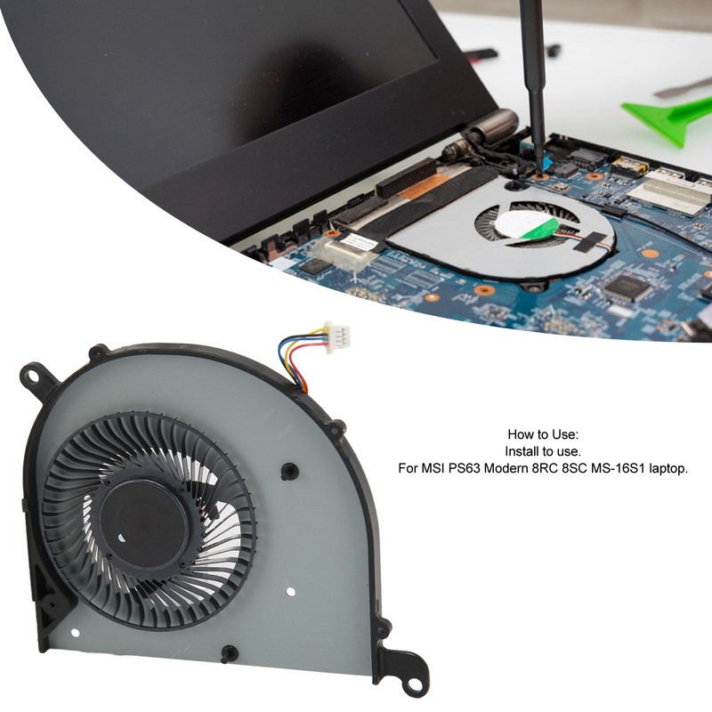 Laptop Cooling Fan Notebook Computer Cooler Fan for MSI PS63