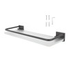 30cm Bathroom Wall Mounted Shelf Space Aluminum Acrylic Towel Rack