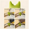 CARRICE Multifunctional Silicone Kitchen Utensil Rest, Durable Anti-Spill Spoon Holder