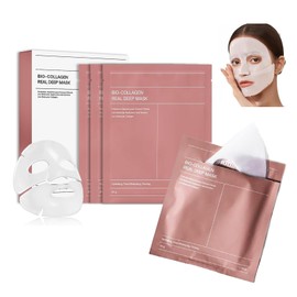 Biodance Collagen Mask, Deep Collagen Anti-Wrinkle, Moisturizing Mask - Anti-Wrinkle, Korean Overnight-Mask, Pore Shrinking (Pack of 4)