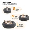 MoNiBloom 24"x24"x10.5" Dog Beds for Small Size Dogs Machine-Washable Long