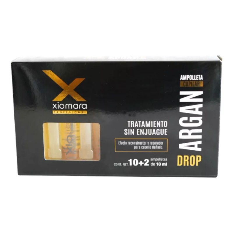 Xiomara Ampolletas De Argan Efecto Reconstructor Capilar Xiomara