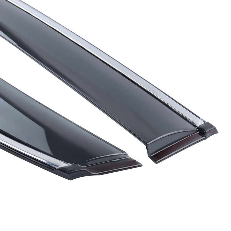 MISIOEK Rain Guards Suitable for 2011-2018 Passat,Window Visor,Dark Smoke Accessories,Window