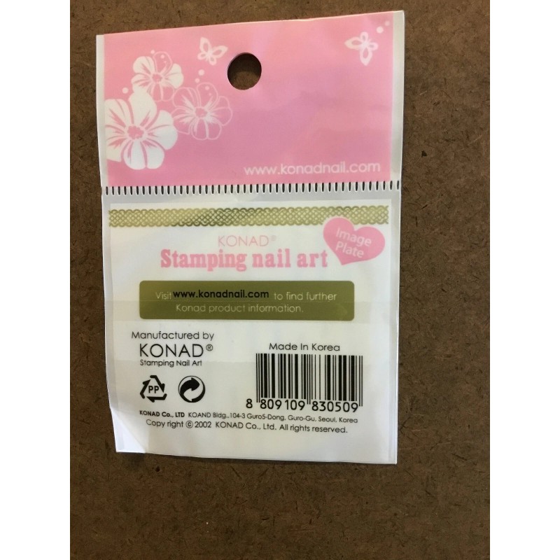 KONAD NEW Konad Stamp Nail Art Decal Image Plate M33