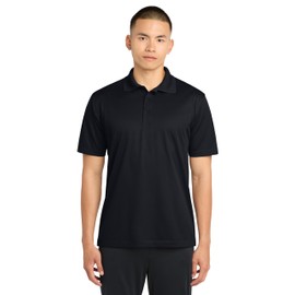 SPORT-TEK Unisex Micropique Sport-Wick Polo Black