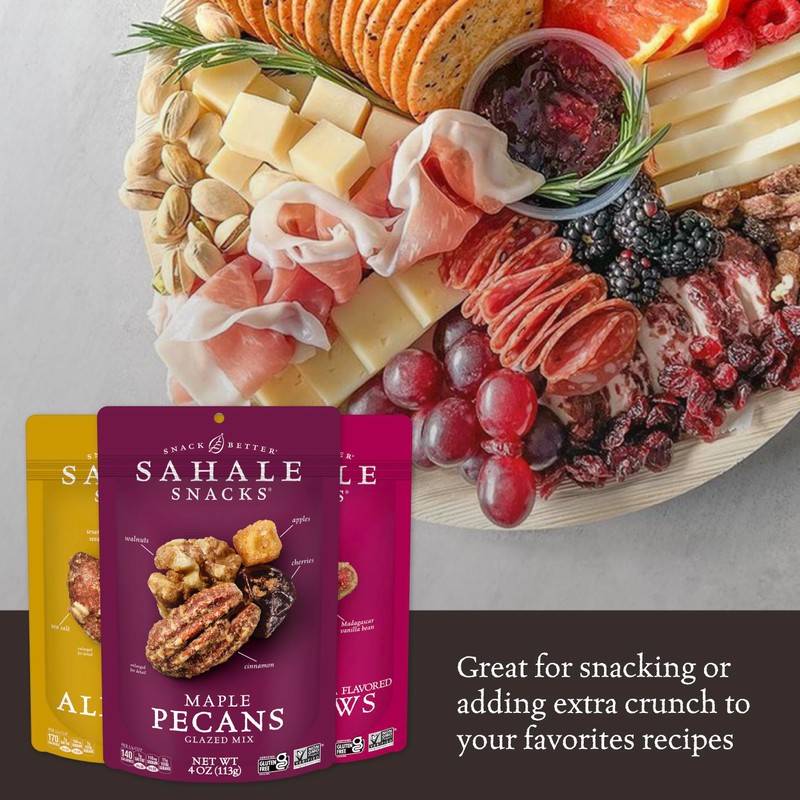 Sahale Snacks Glazed Nut Mix Variety Pack, 4 Ounces (Pack
