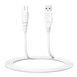 Cargador de Irrigador Dental de Agua para Coslus, Nicwell, Nicefeel, Hangsun, Aquasonic, Mospro, Oralfree, Tovendor, Initio, Mcnaval, Zerhunt y Cremax Irrigador Bucal de Agua Flosser 124 Cm, Blanco