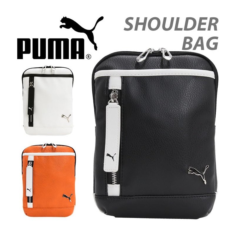 Puma J20314 Men's Shoulder Bag, Session Mini Shoulder Bag, orange