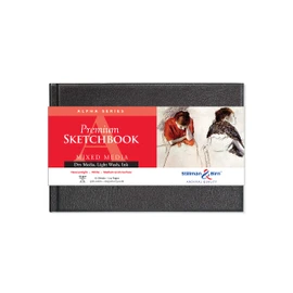 Stillman & Birn Alpha Series Hardbound Sketchbook, 9" x 6", 150 GSM (Heavyweight), White Paper, Medium Grain Surface