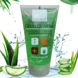 Cerapil Gel Humectante - Aloe Vera - Después De Depilación - 150g - Tipo De Envase Tubo - Hidratante - Humectante - Quita Irritación - Sábila - Para Depilación Láser y Tradicional - Fácil De Usar