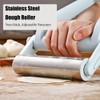 Rolling Pin with Adjustable Labor for Baking,Non-Stick Stainless Steel Dough